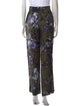 AllSaints Floral Print Straight Leg Pants