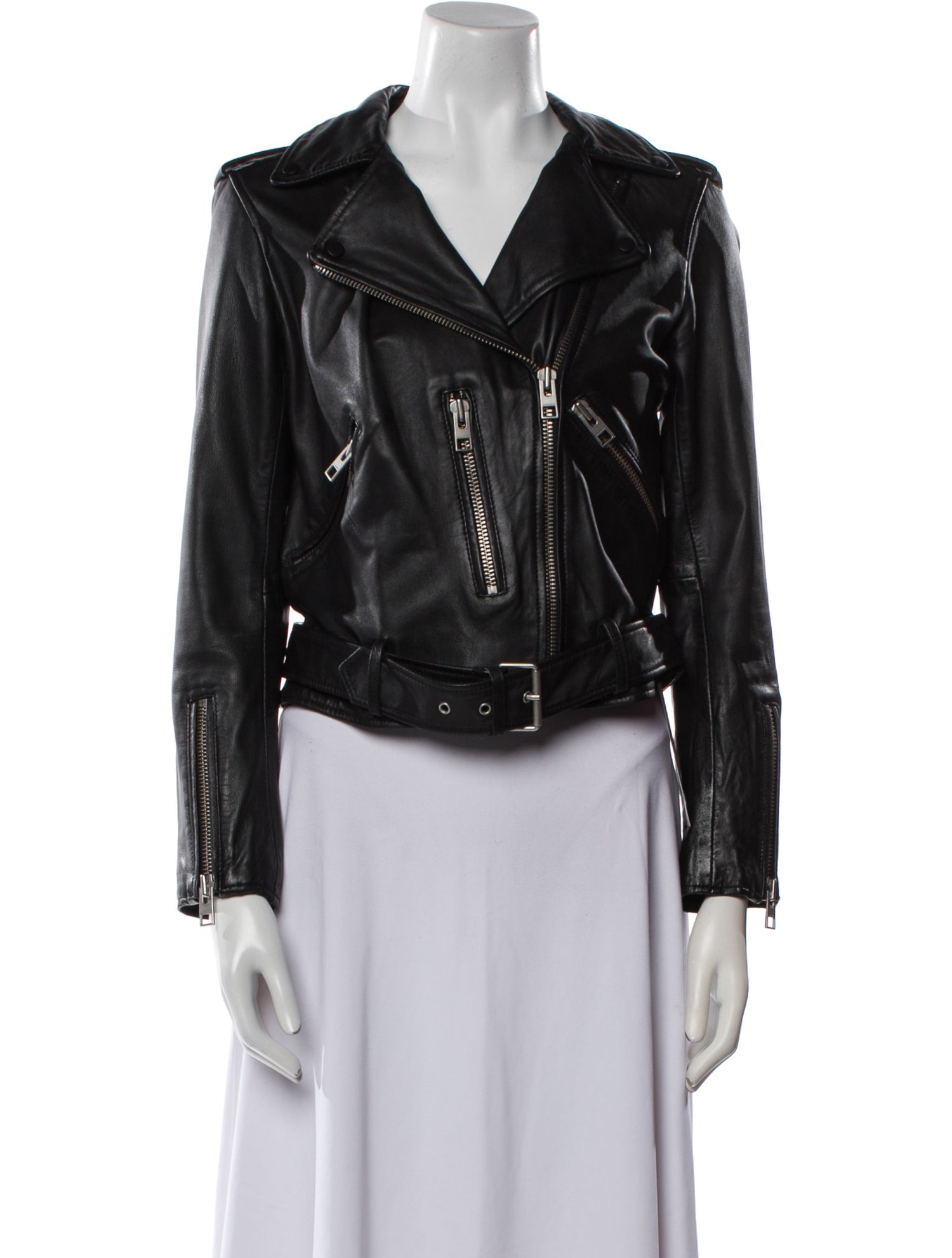 AllSaints Leather Biker Jacket