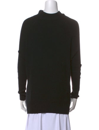 AllSaints Wool Mock Neck Sweater