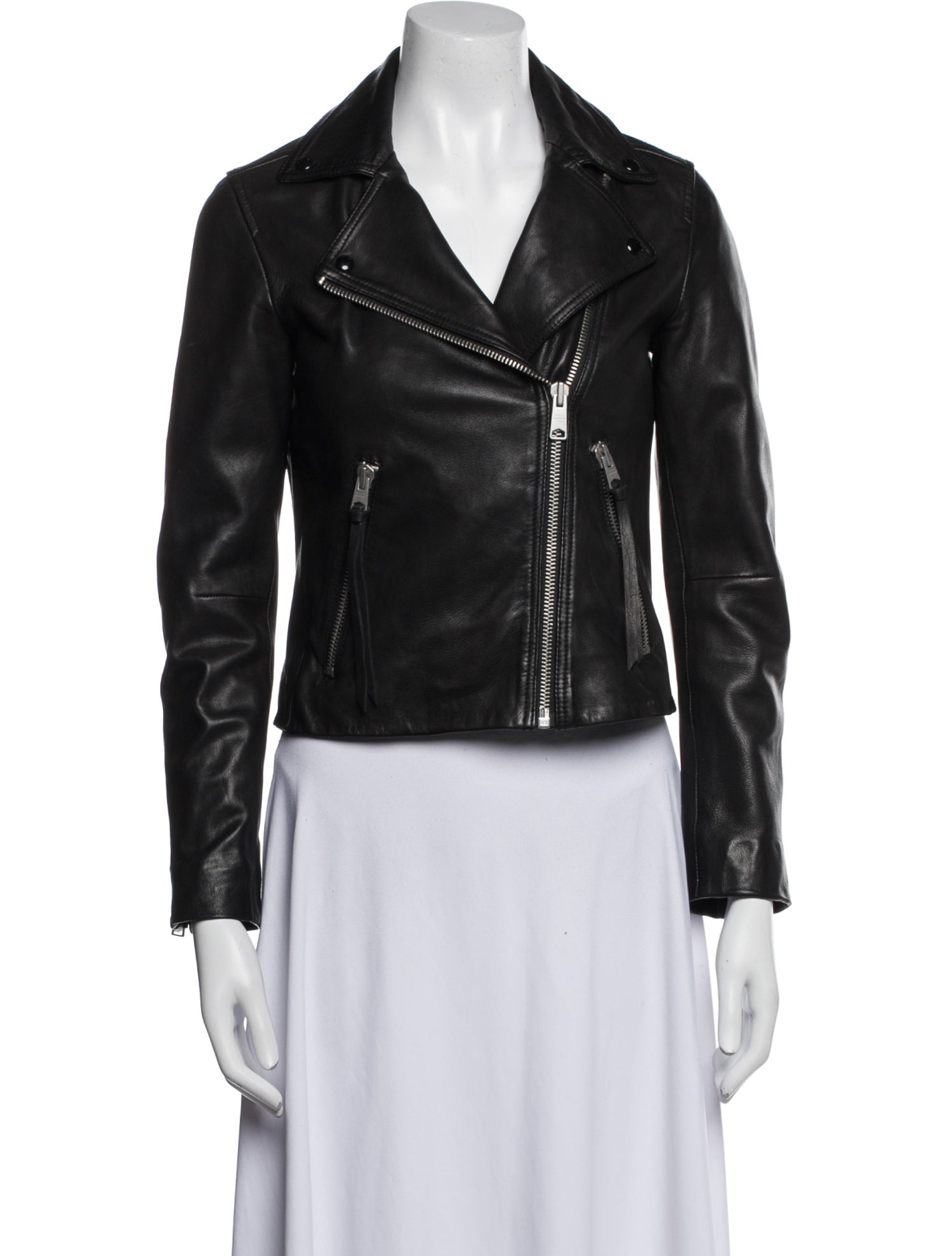 AllSaints Leather Biker Jacket