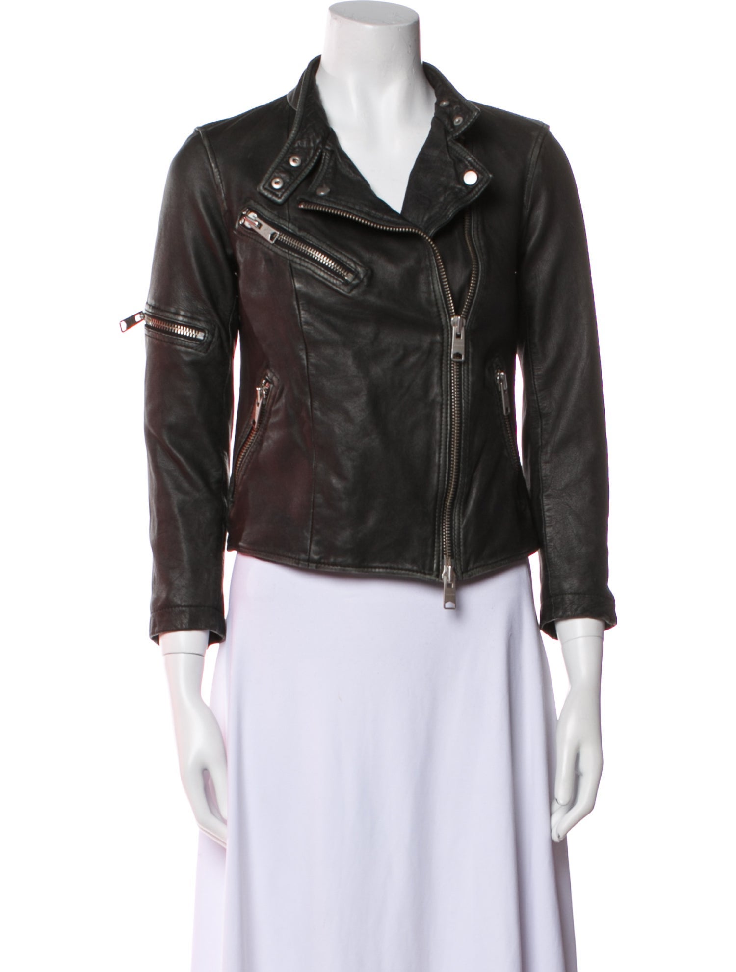 AllSaints Leather Biker Jacket
