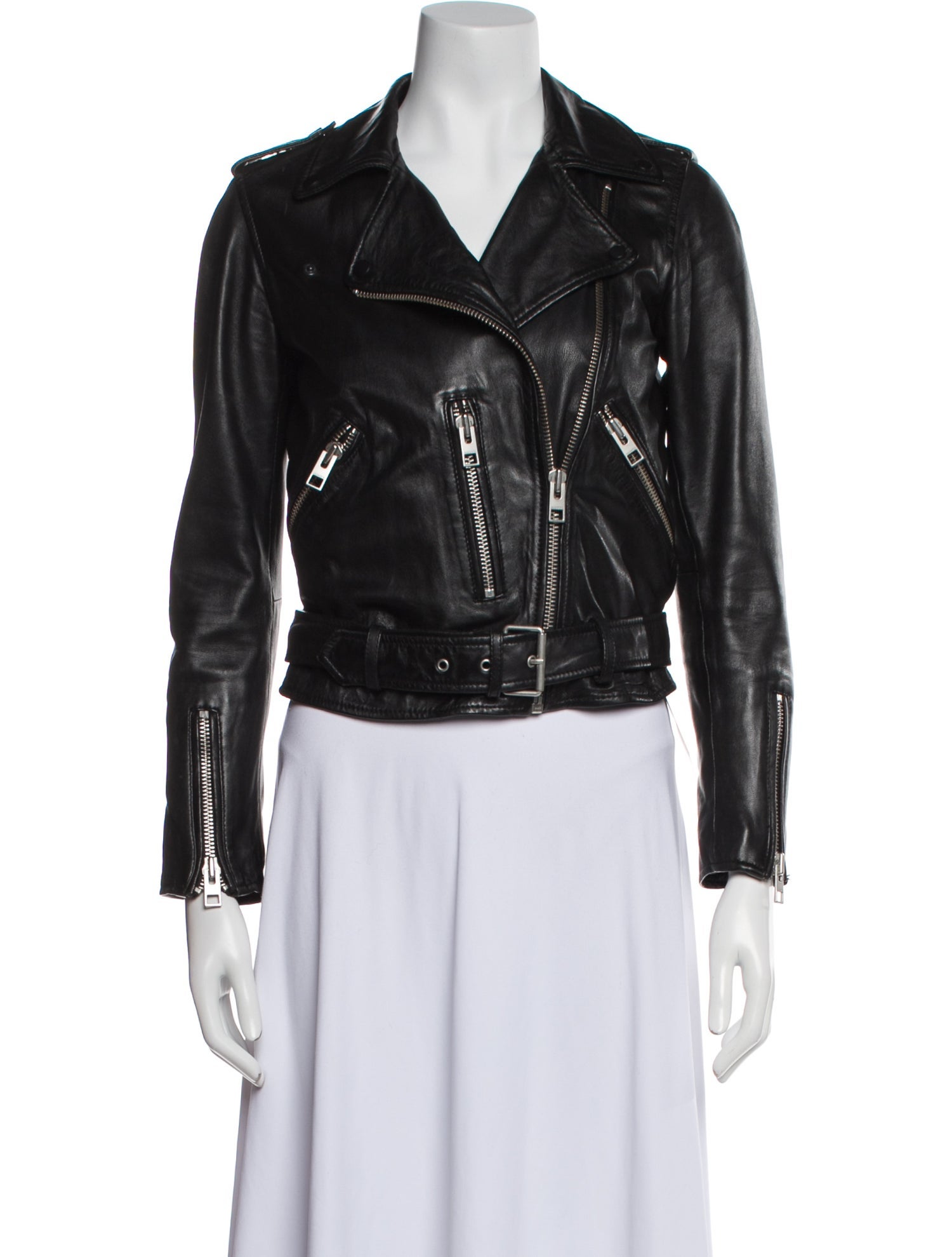 AllSaints Leather Biker Jacket