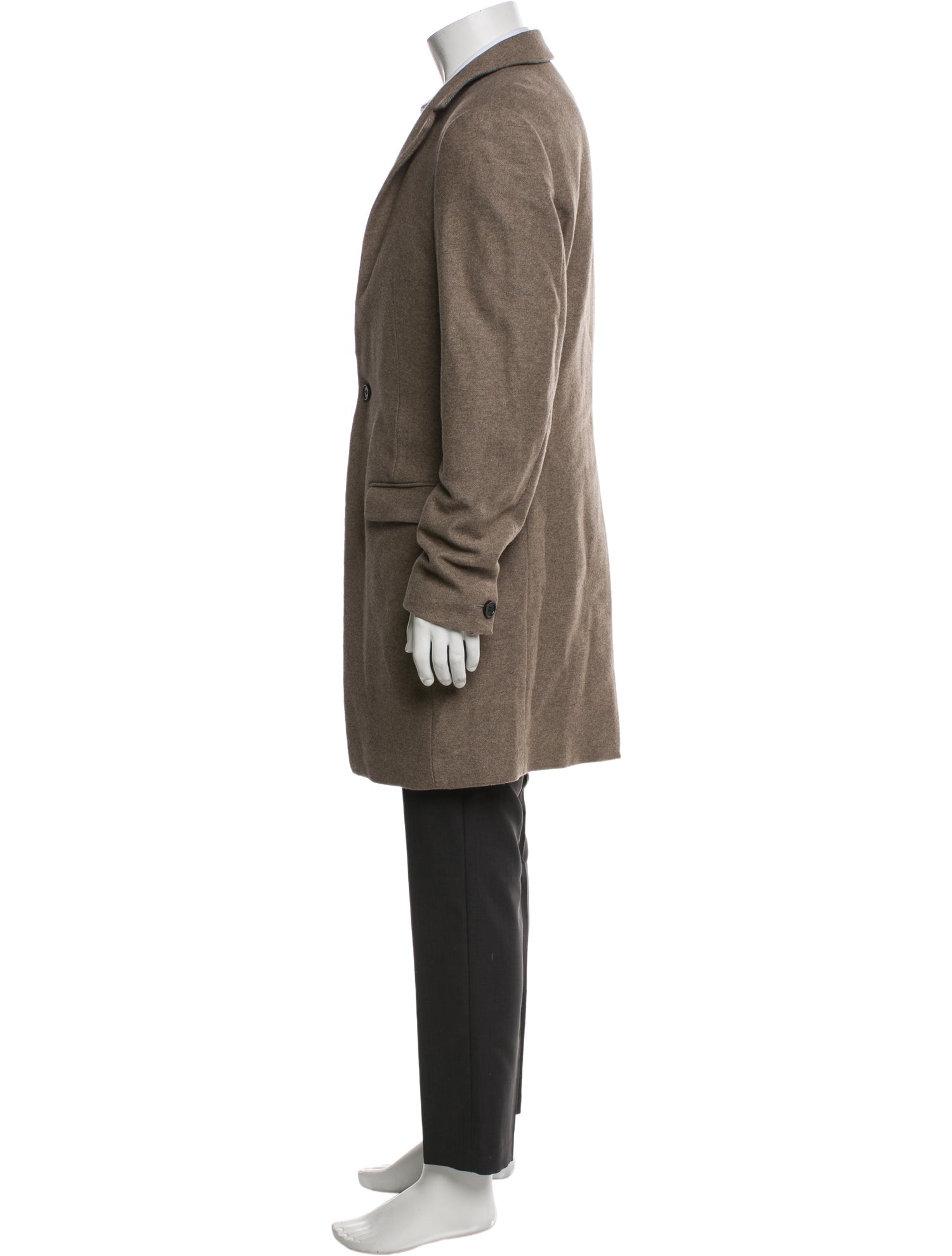 AllSaints Wool Open Front Cardigan