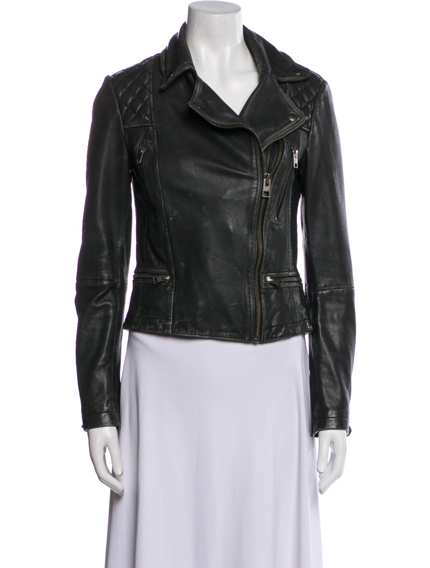AllSaints Leather Biker Jacket