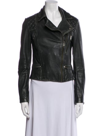 AllSaints Leather Biker Jacket
