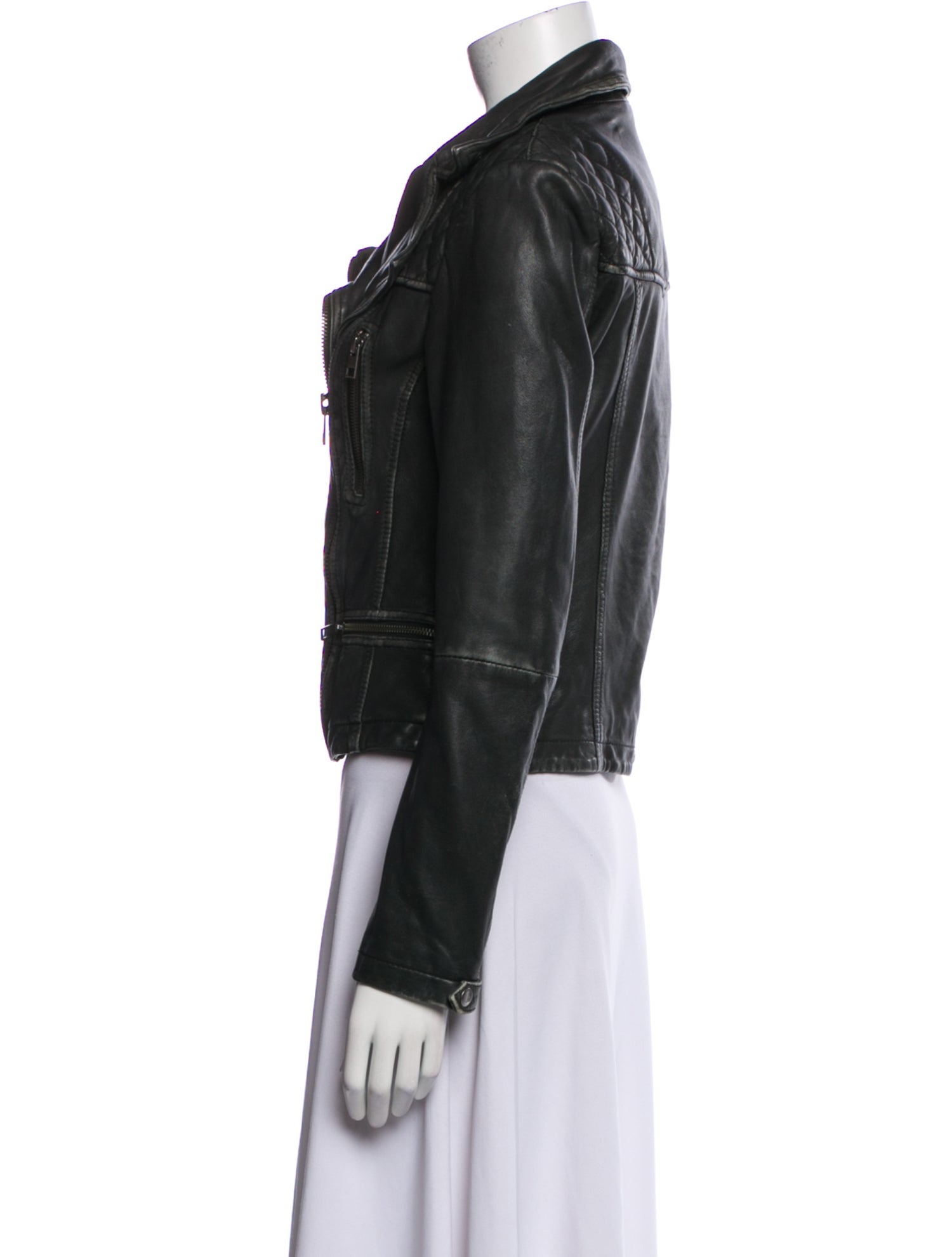 AllSaints Leather Biker Jacket