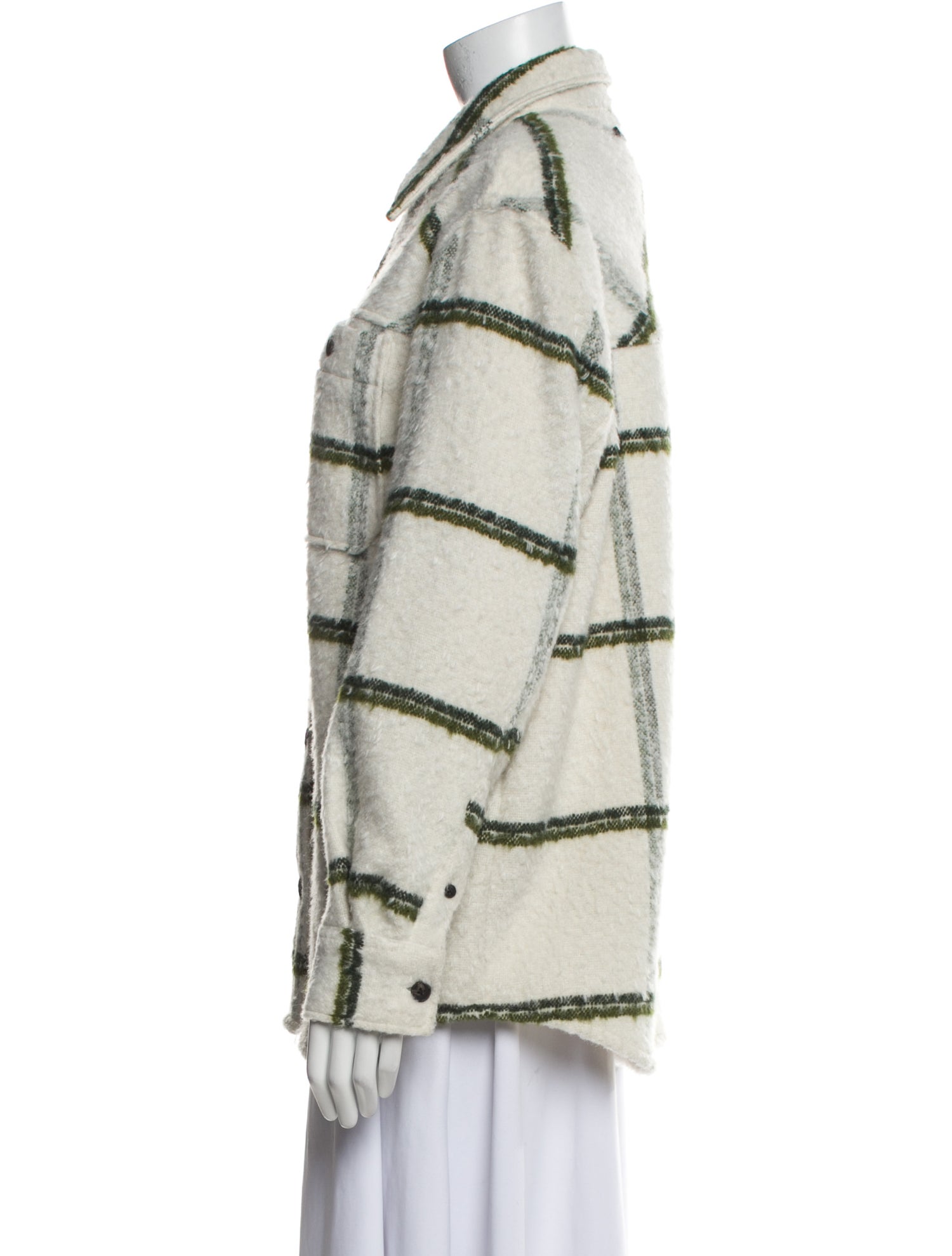 AllSaints Plaid Print Jacket