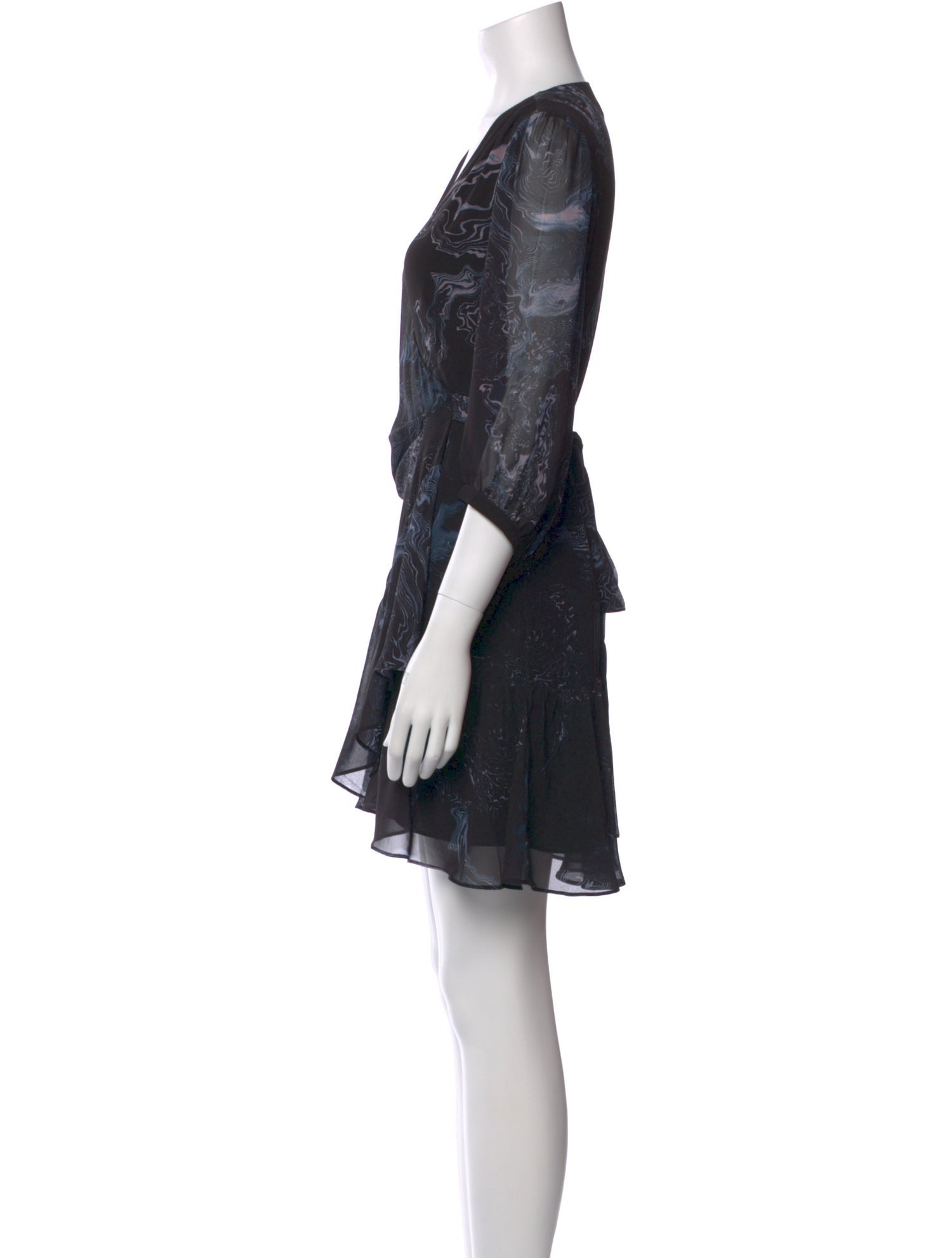 AllSaints Printed Mini Dress