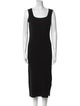 AllSaints Wool Midi Length Dress