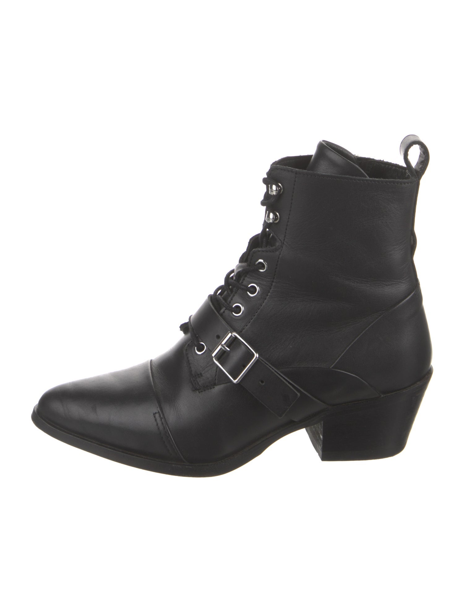 AllSaints Leather Combat Boots