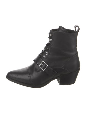 AllSaints Leather Combat Boots