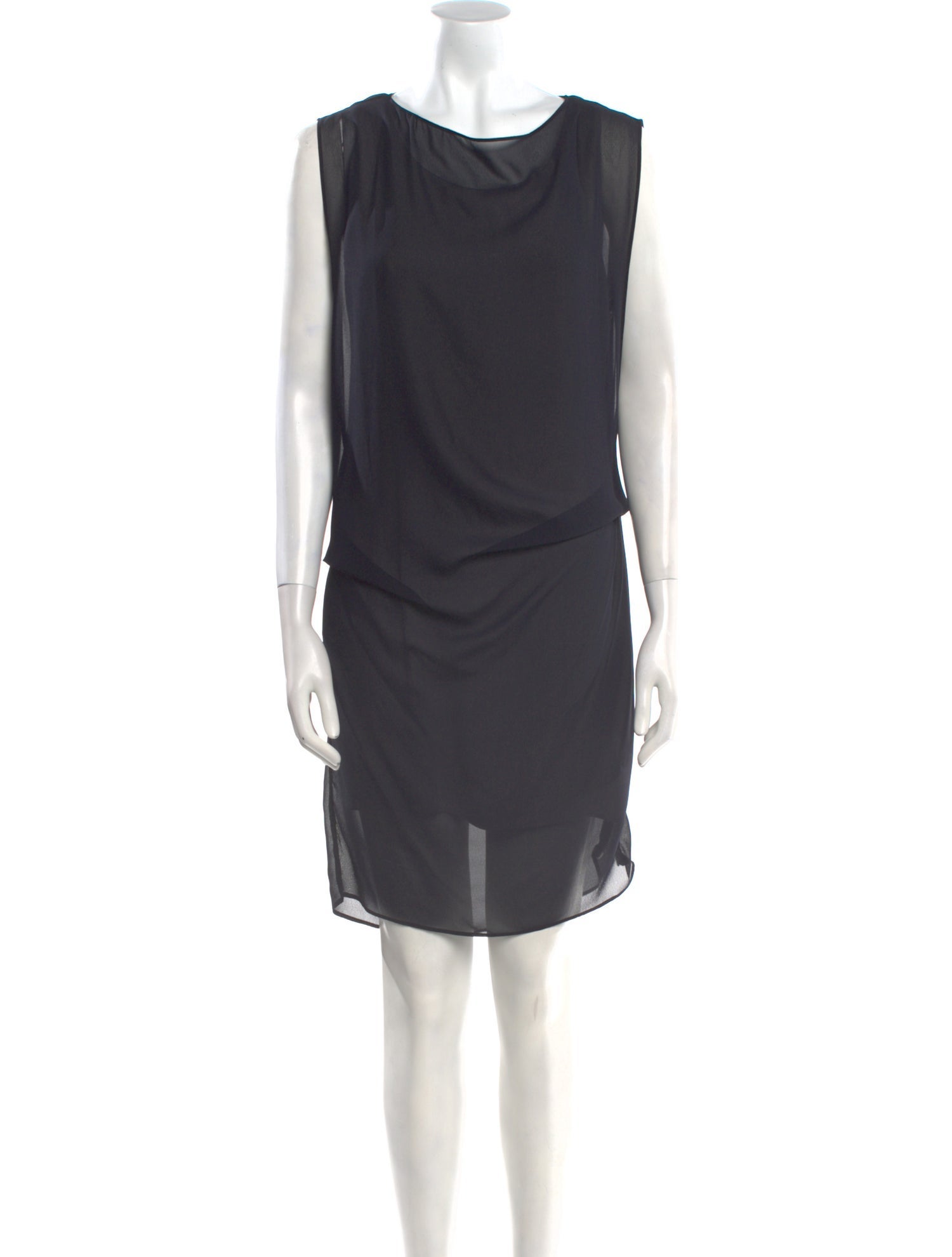 AllSaints Cowl Neck Knee-Length Dress