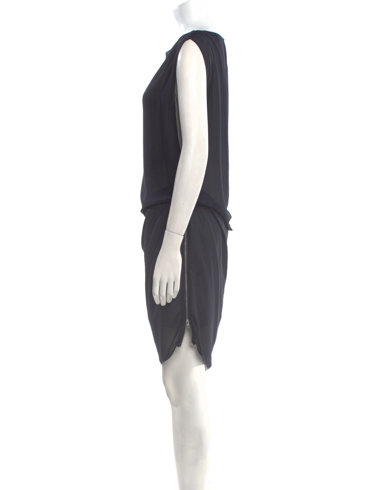 AllSaints Cowl Neck Knee-Length Dress