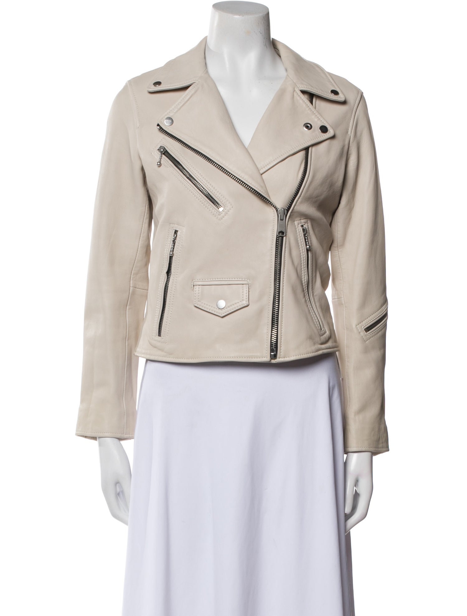 AllSaints Leather Biker Jacket