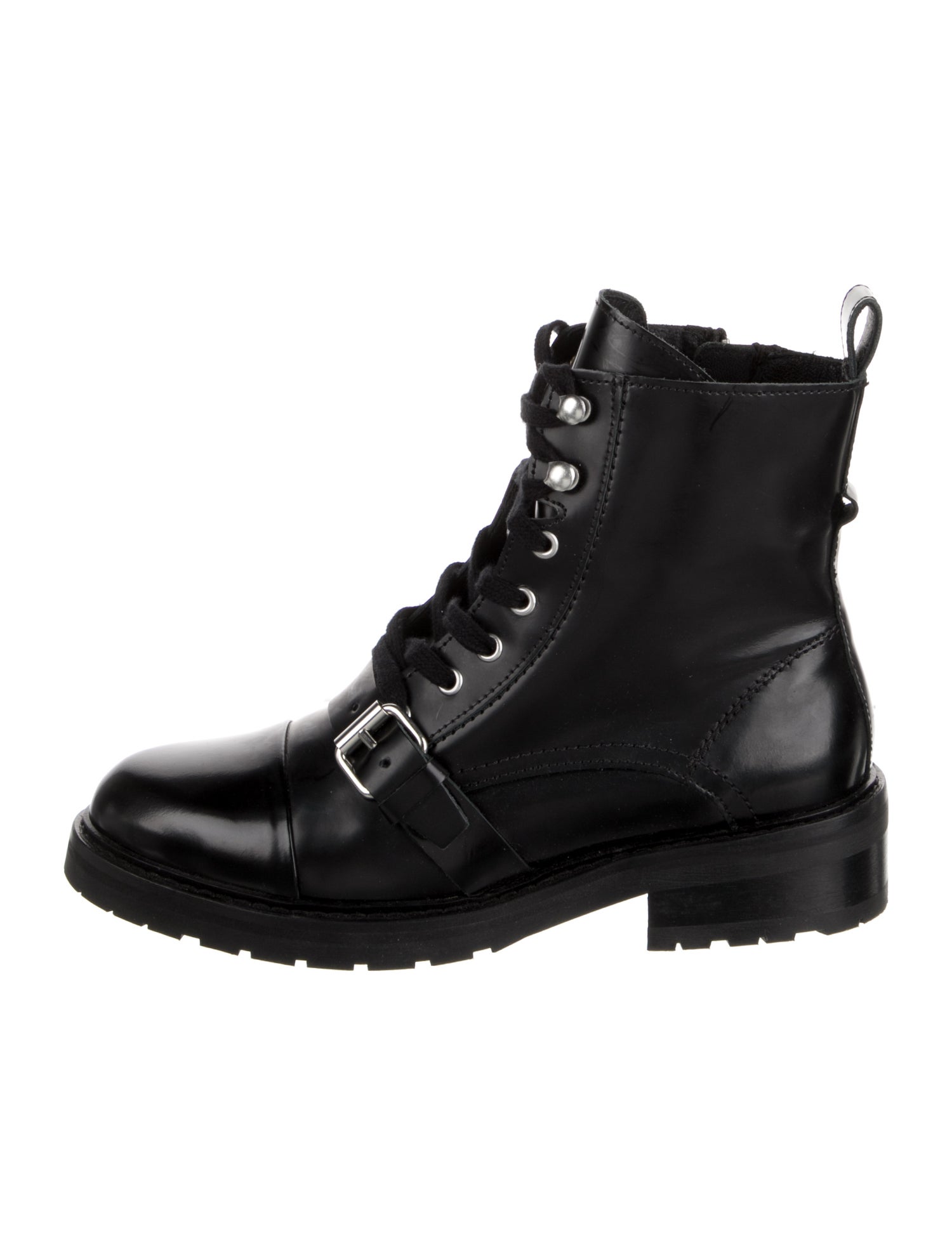 AllSaints Leather Combat Boots