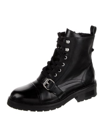 AllSaints Leather Combat Boots
