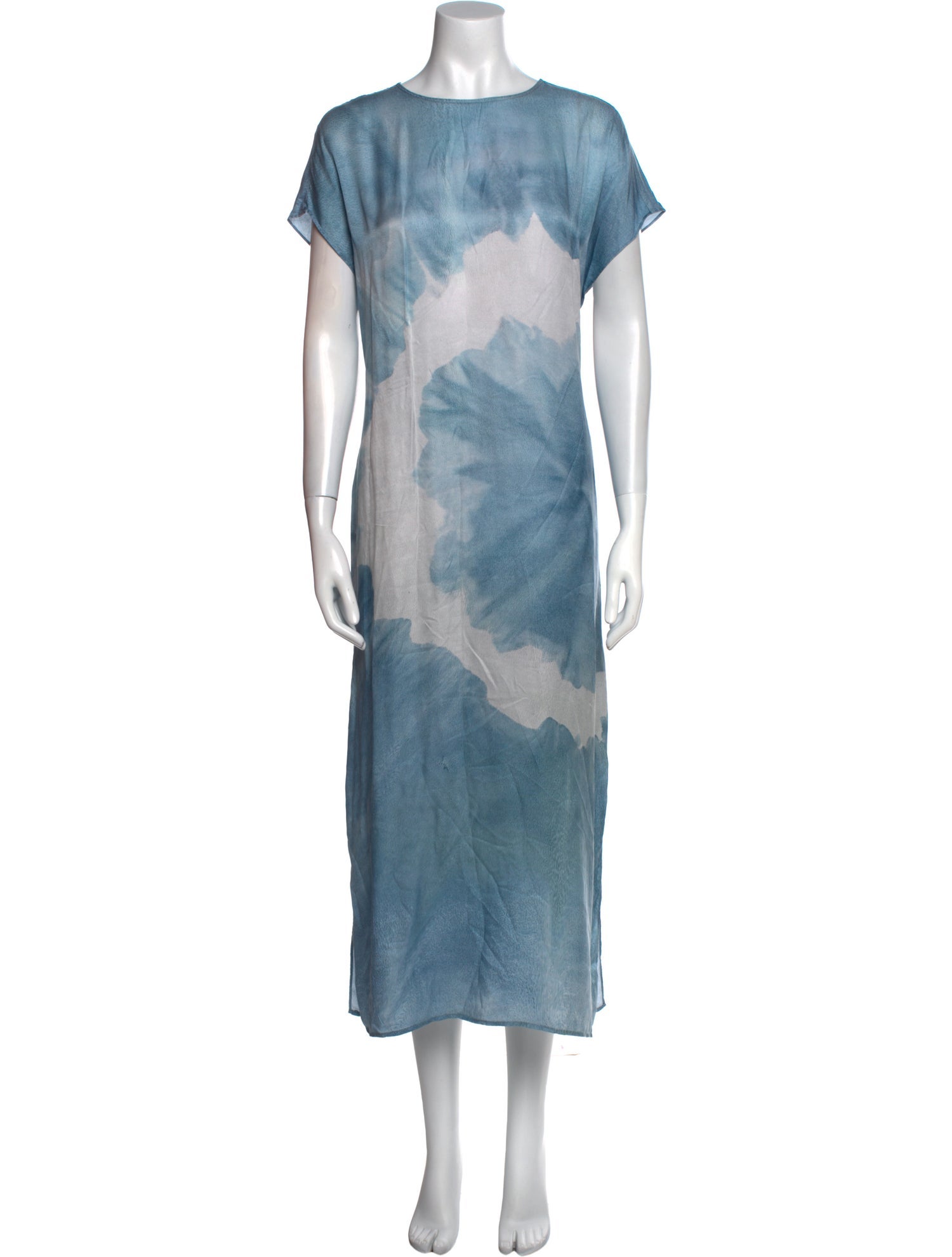 AllSaints Tie-Dye Print Long Dress