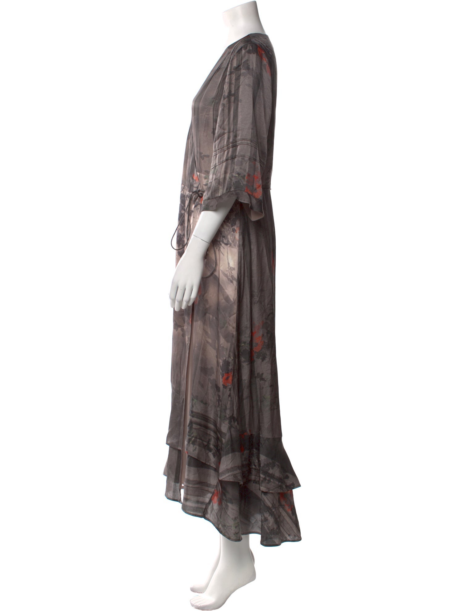 AllSaints Tie-Dye Print Long Dress w/ Tags