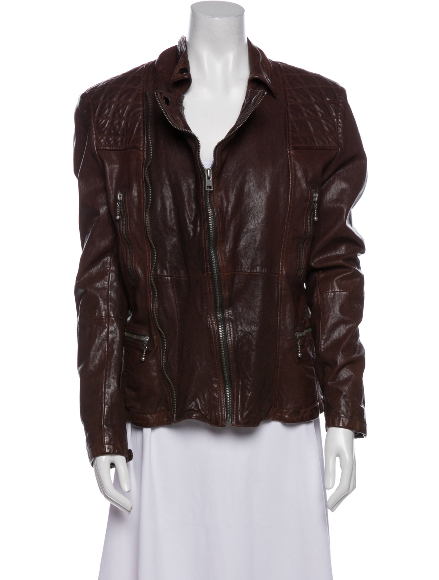 AllSaints Leather Biker Jacket
