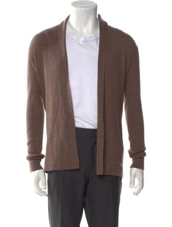 AllSaints Merino Wool Open Front Cardigan