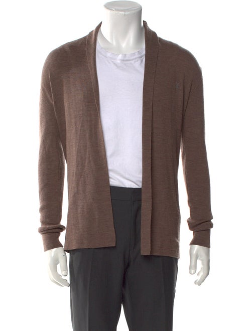 AllSaints Merino Wool Open Front Cardigan