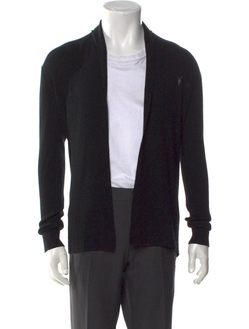 AllSaints Merino Wool Open Front Cardigan