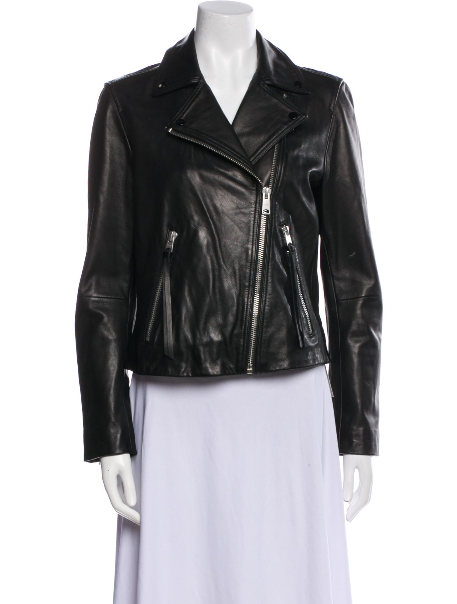 AllSaints Leather Biker Jacket