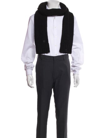 AllSaints Wool Striped Scarf