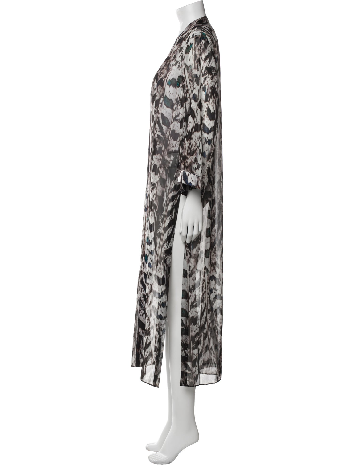 AllSaints Printed Long Dress