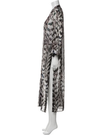 AllSaints Printed Long Dress