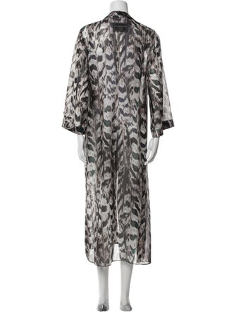 AllSaints Printed Long Dress