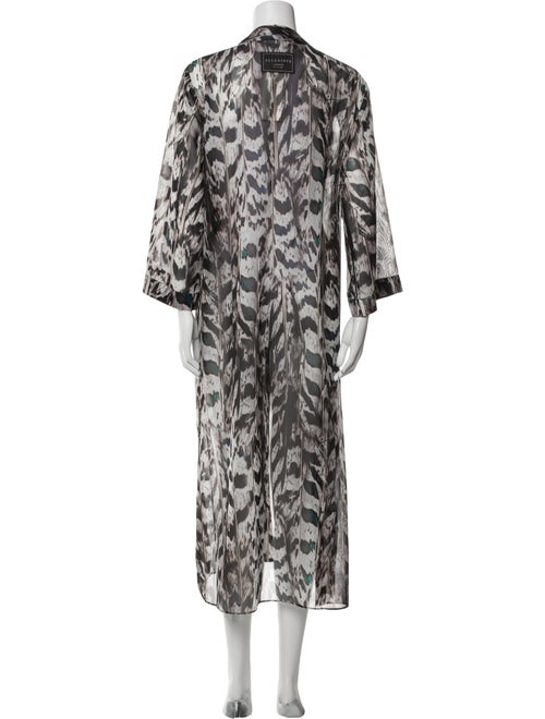 AllSaints Printed Long Dress