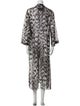AllSaints Printed Long Dress