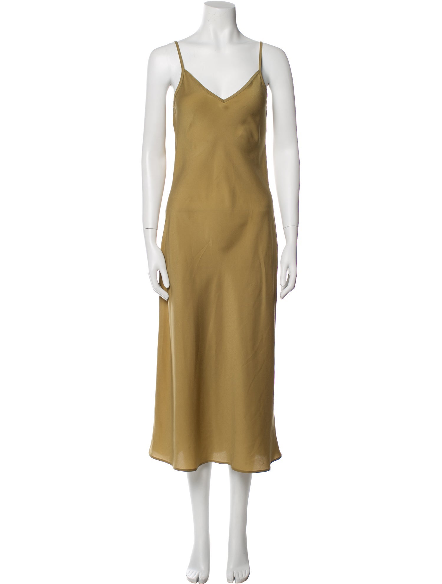 AllSaints V-Neck Midi Length Dress