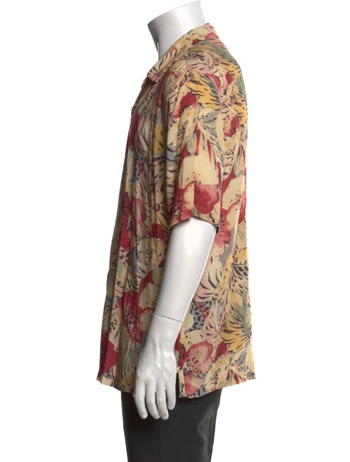 AllSaints Floral Print Short Sleeve Shirt