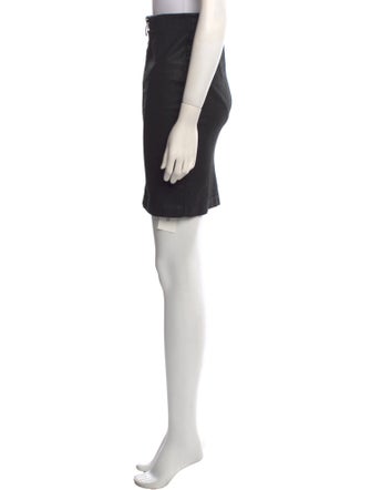 AllSaints Distressed Accents Knee-Length Skirt