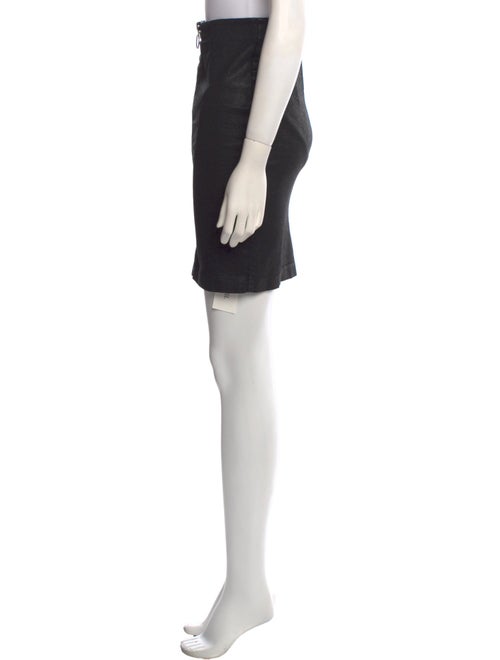 AllSaints Distressed Accents Knee-Length Skirt