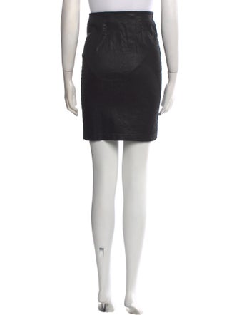 AllSaints Distressed Accents Knee-Length Skirt