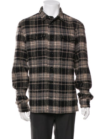 AllSaints Plaid Print Jacket