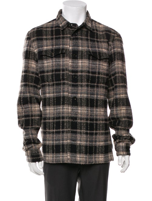 AllSaints Plaid Print Jacket
