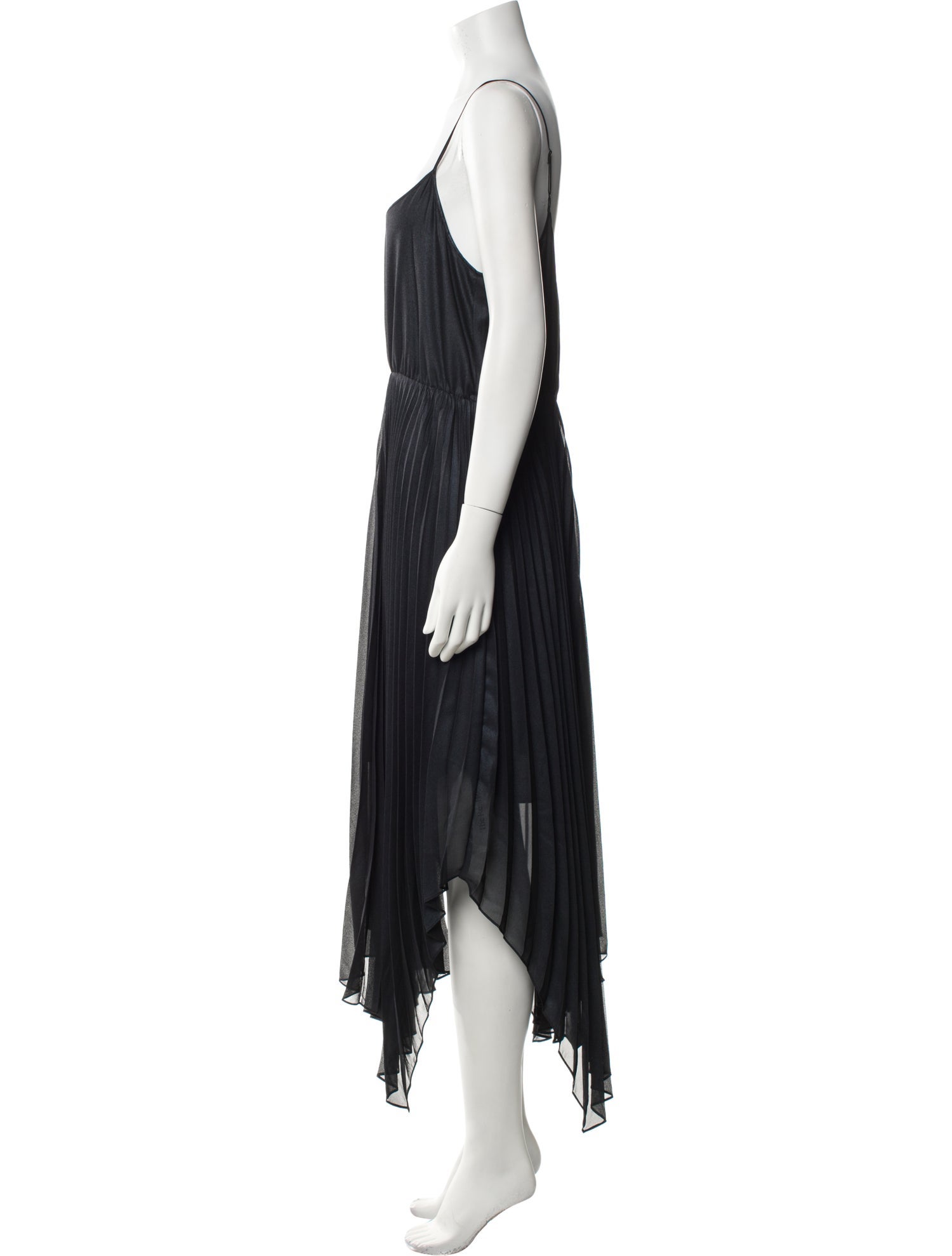 AllSaints Scoop Neck Long Dress