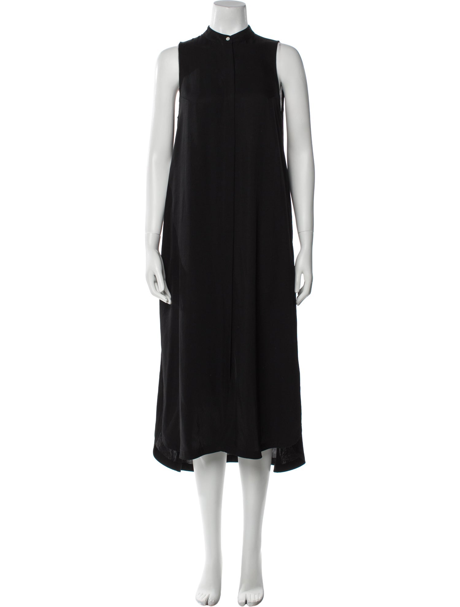 AllSaints Mock Neck Long Dress