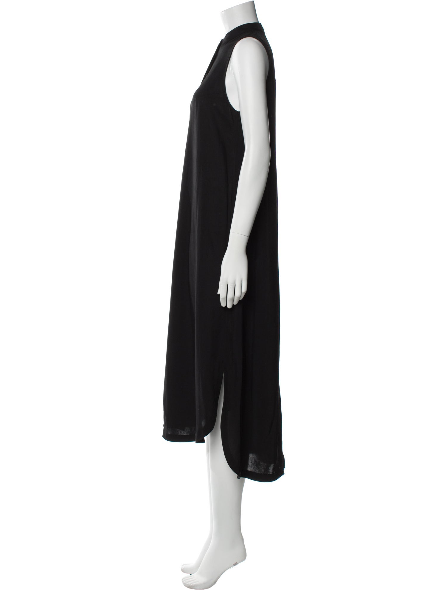 AllSaints Mock Neck Long Dress