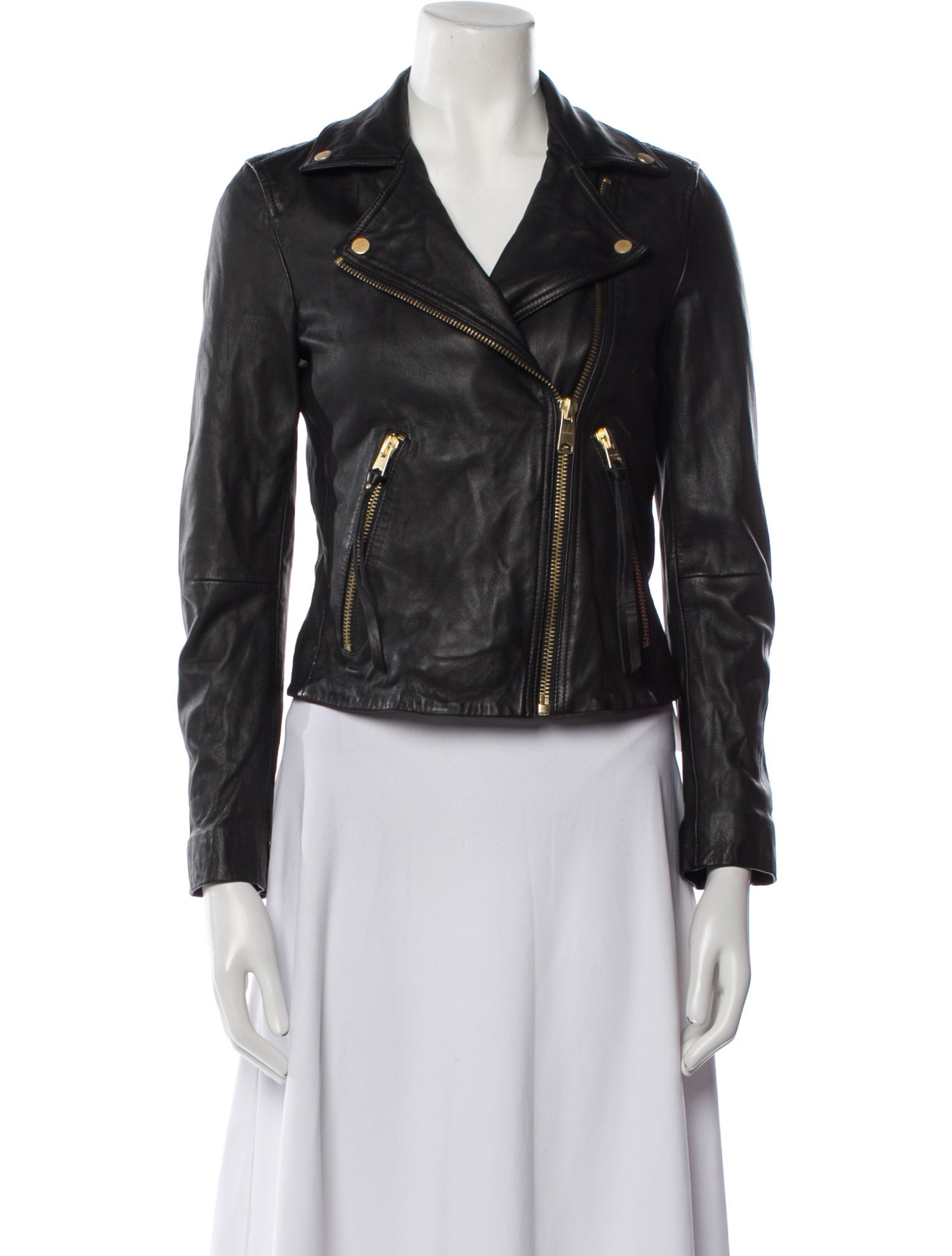 AllSaints Leather Biker Jacket w/ Tags