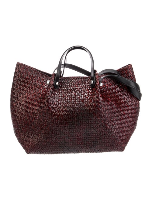 AllSaints Raffia Weekender Bag