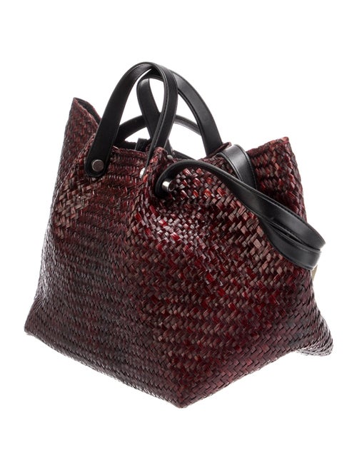 AllSaints Raffia Weekender Bag