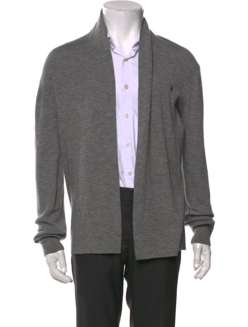 AllSaints Merino Wool Open Front Cardigan