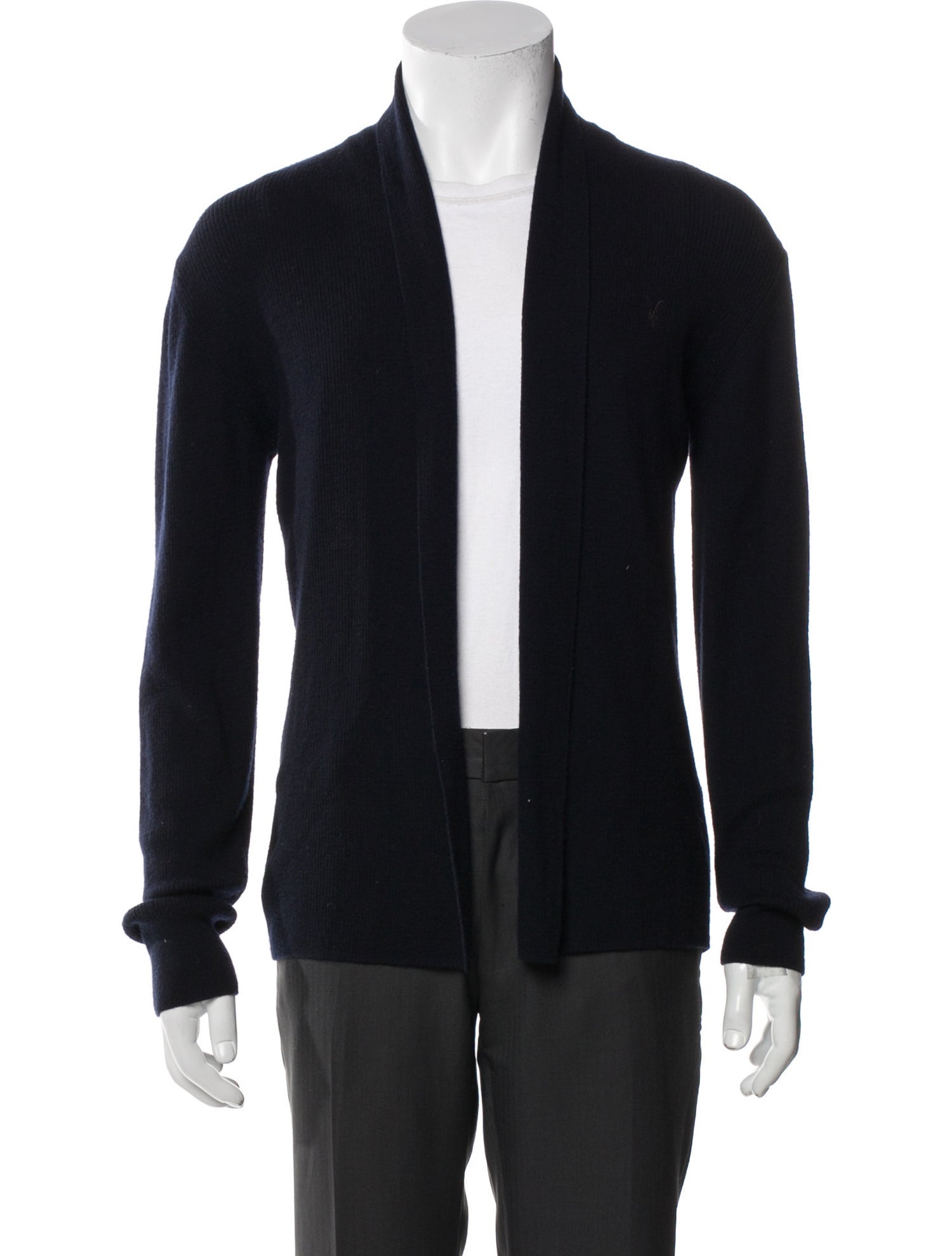 AllSaints Merino Wool Open Front Cardigan