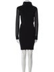 AllSaints Turtleneck Mini Dress