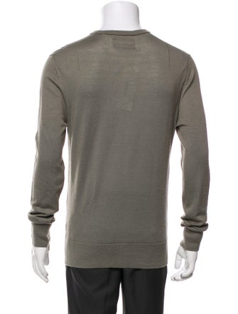 AllSaints Merino Wool Crew Neck Pullover